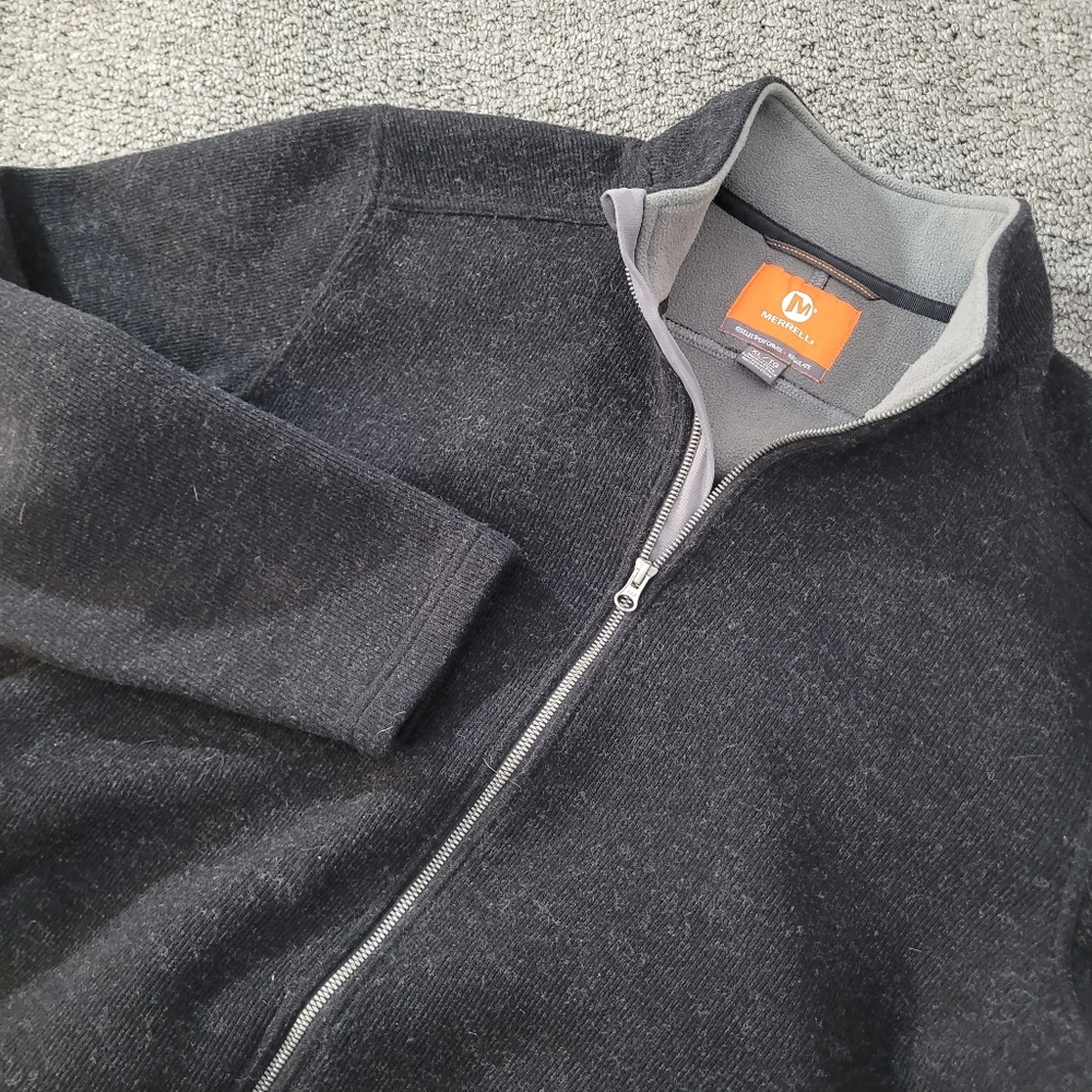 Merrell Wool Blend Men's Lightweight Zip Up Coat Size XL